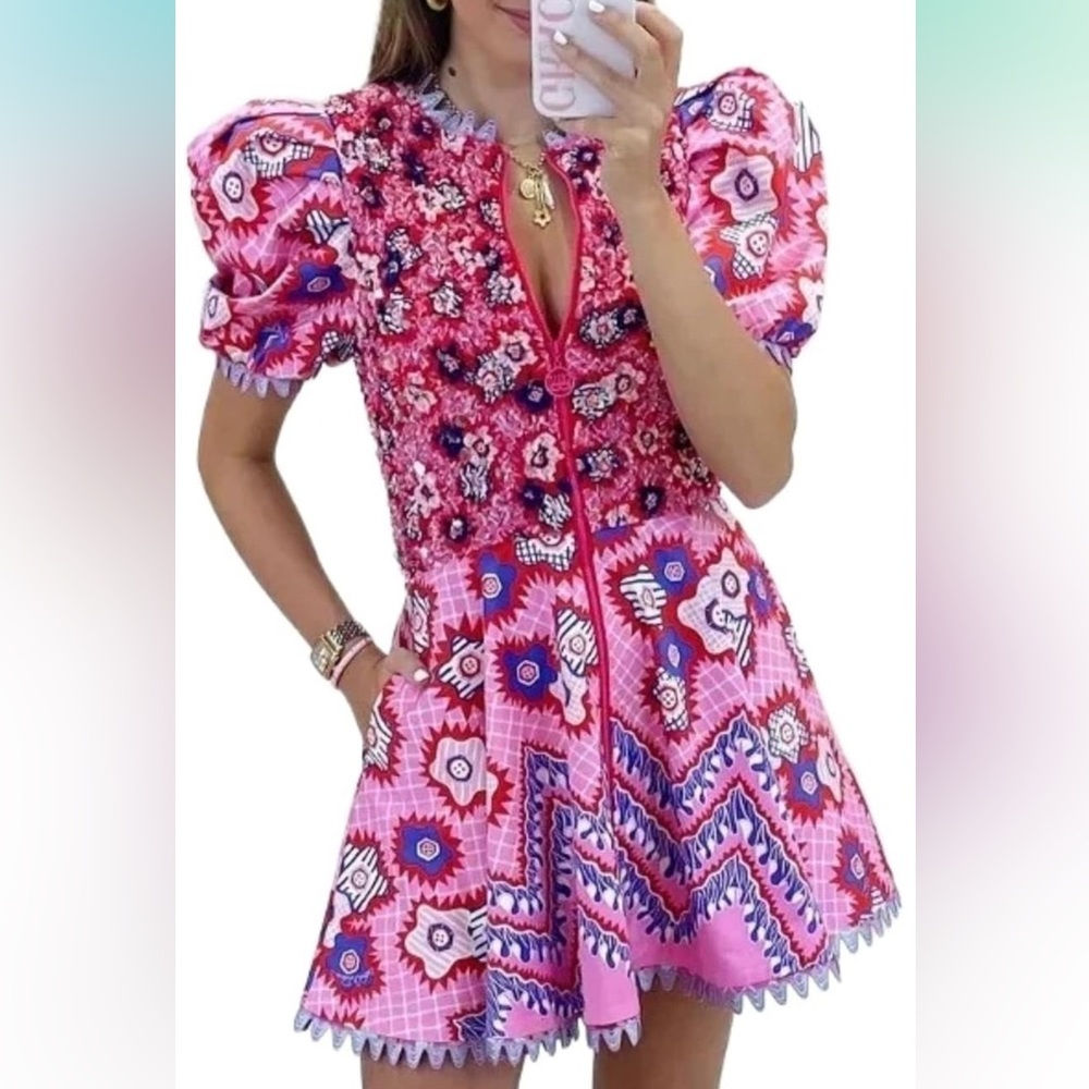 Floral Button up dress